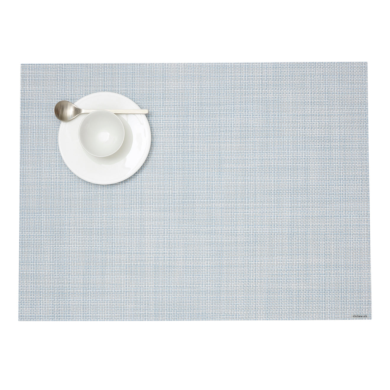 Mini Basketweave Placemats - Sky With Prop