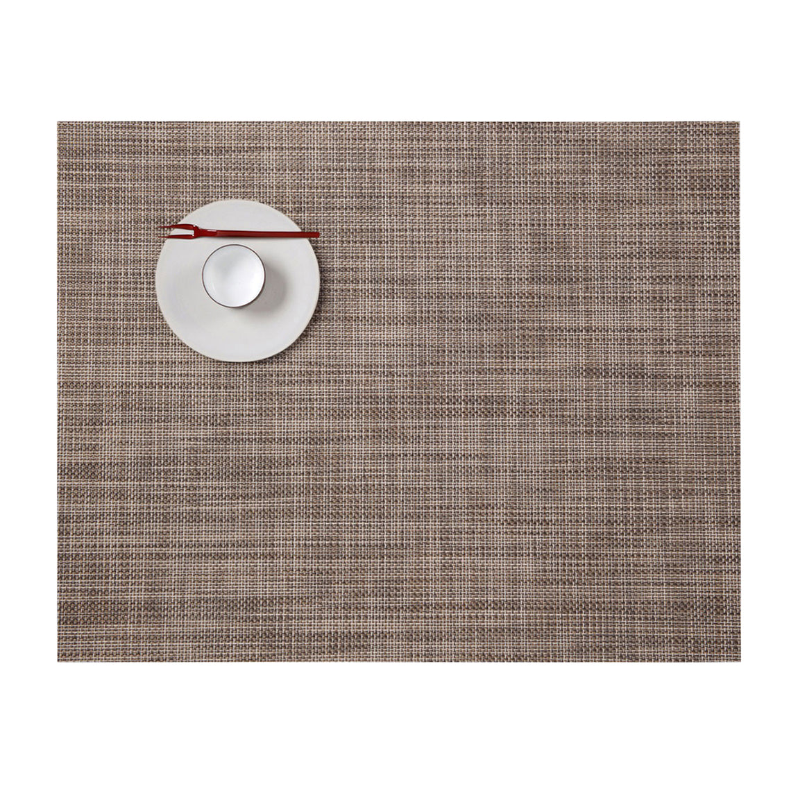 Mini Basketweave Placemats - Soapstone View 1