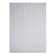 Chilewich Basketweave floor mat in WhiteSilver, showcasing woven terrastrand yarn texture and modern design aesthetic.