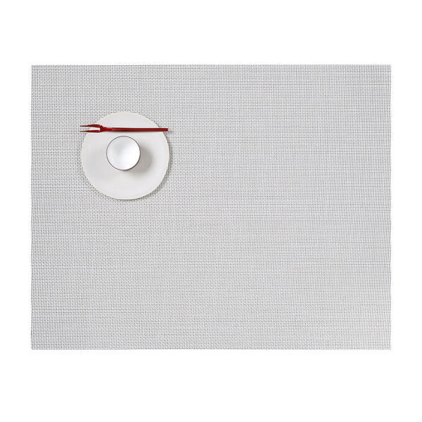 Mini Basketweave Placemats - White