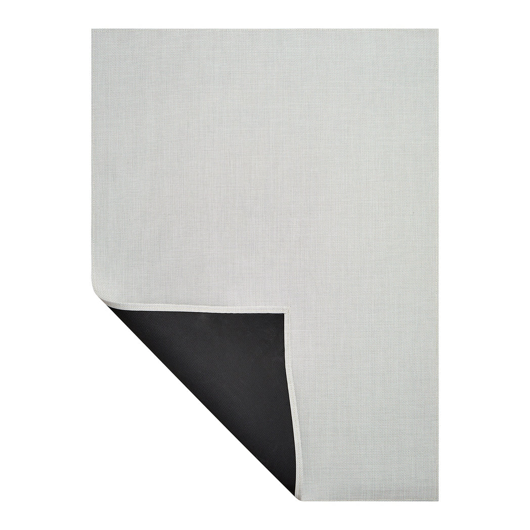 Mini Basketweave Rugs - White Corner