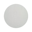 Round Woven Floor Mat in Metallic White
