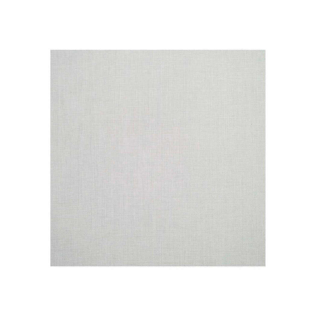 Square Woven Floor Mat in Metallic White