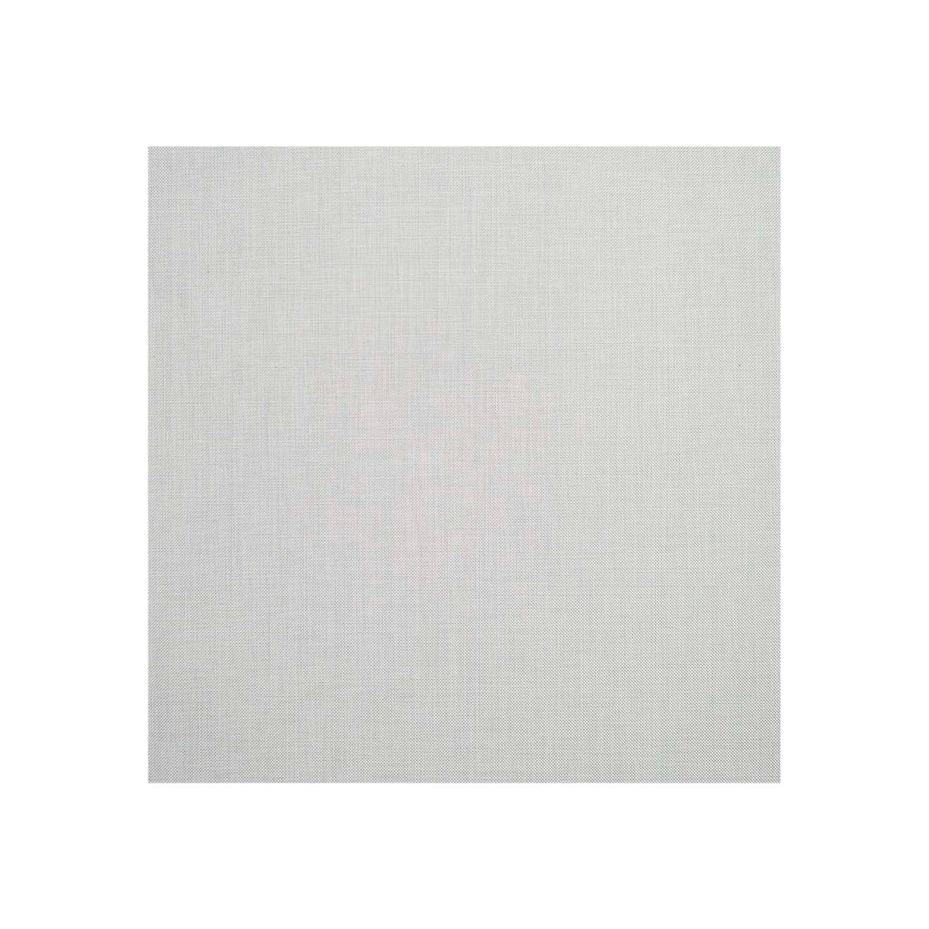 Square Woven Floor Mat in Metallic White