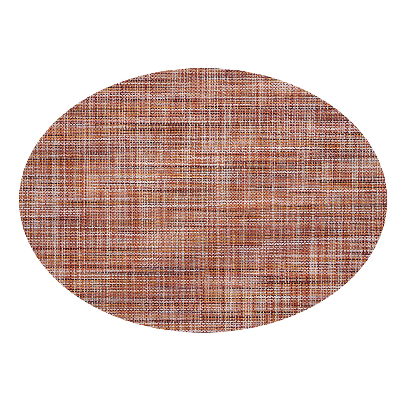 Oval Placemats in Mix of Dark and Light Pinks, Reds and Oranges