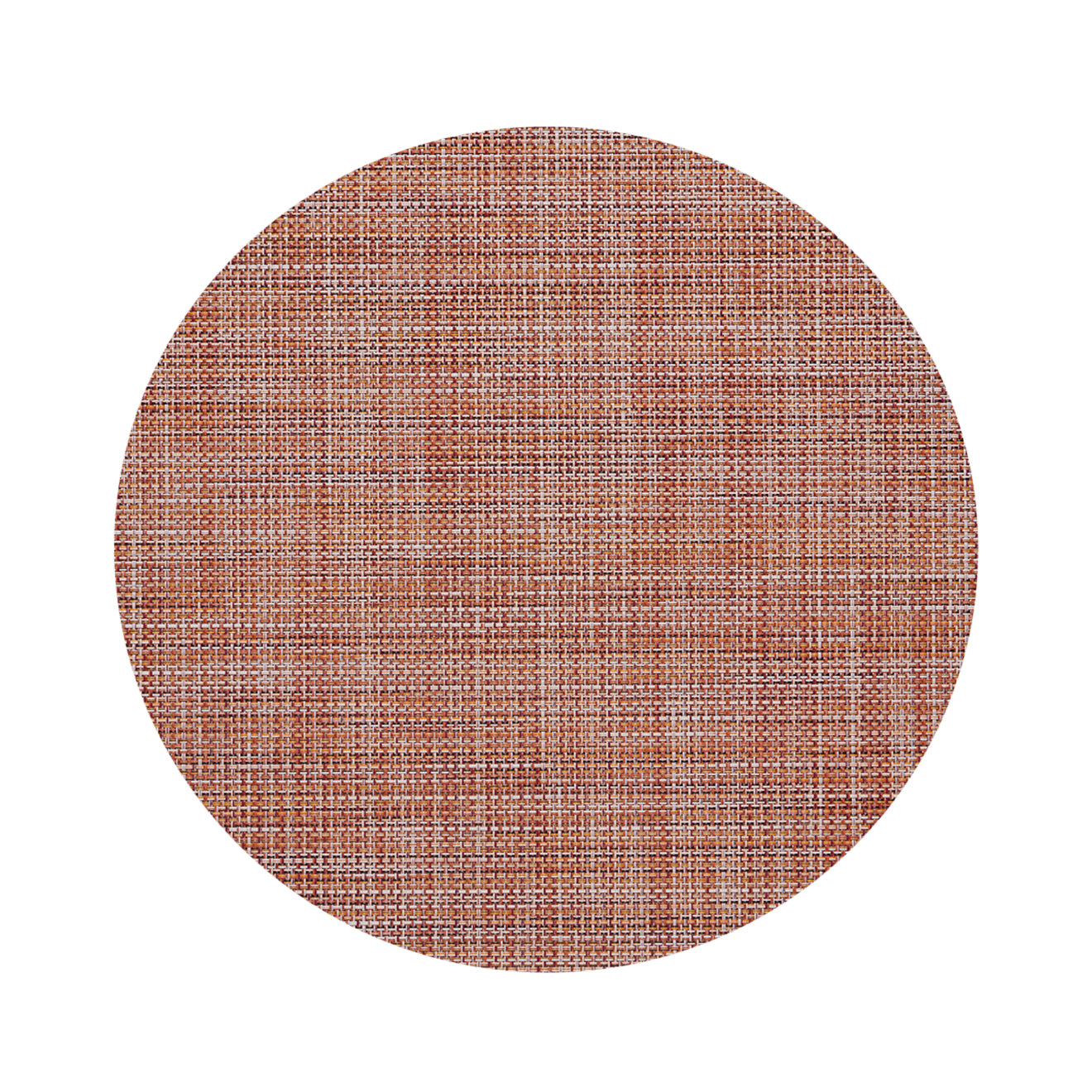 Round Placemats in Mix of Dark and Light Pinks, Reds and Oranges