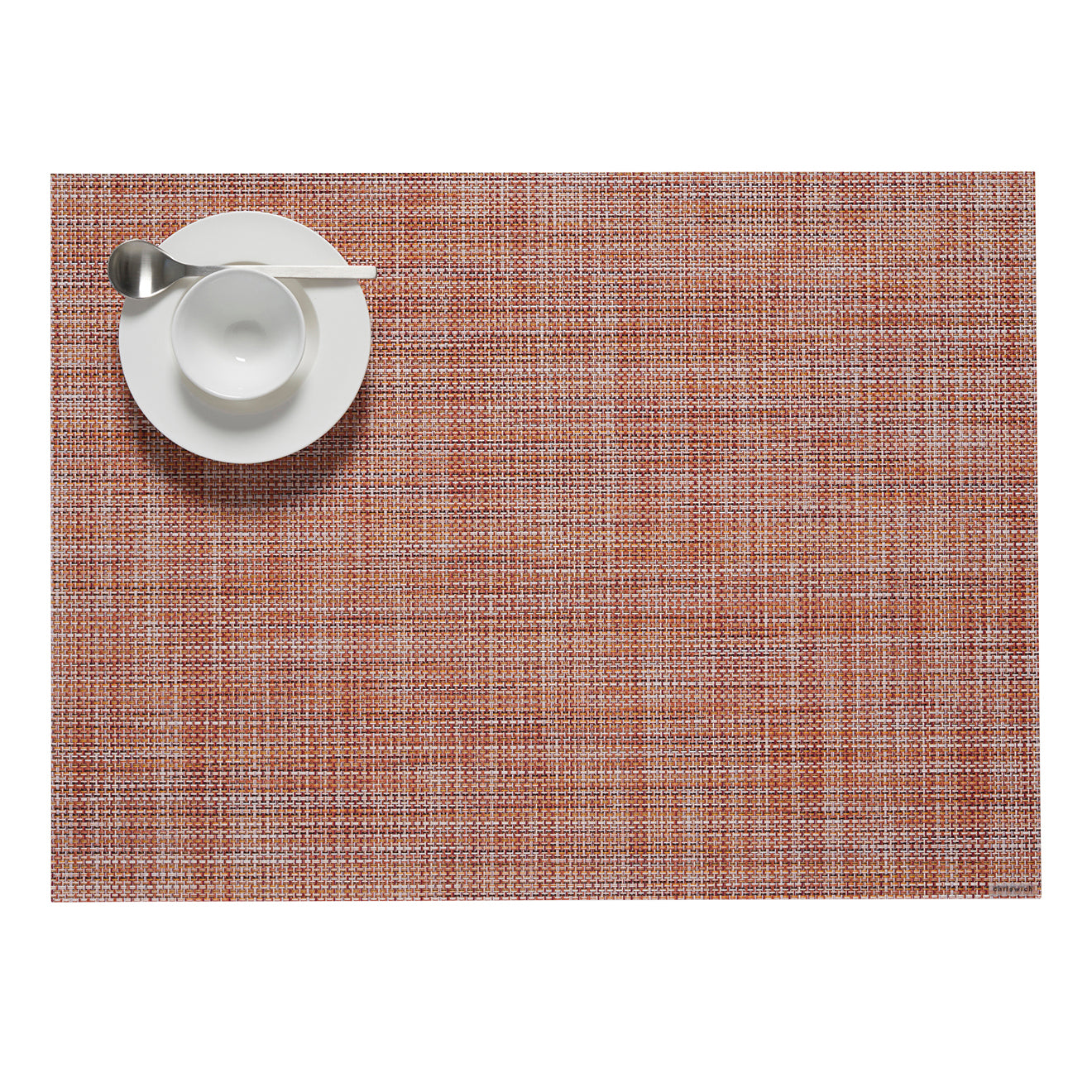 Mini Basketweave Placemats - Cinnamon