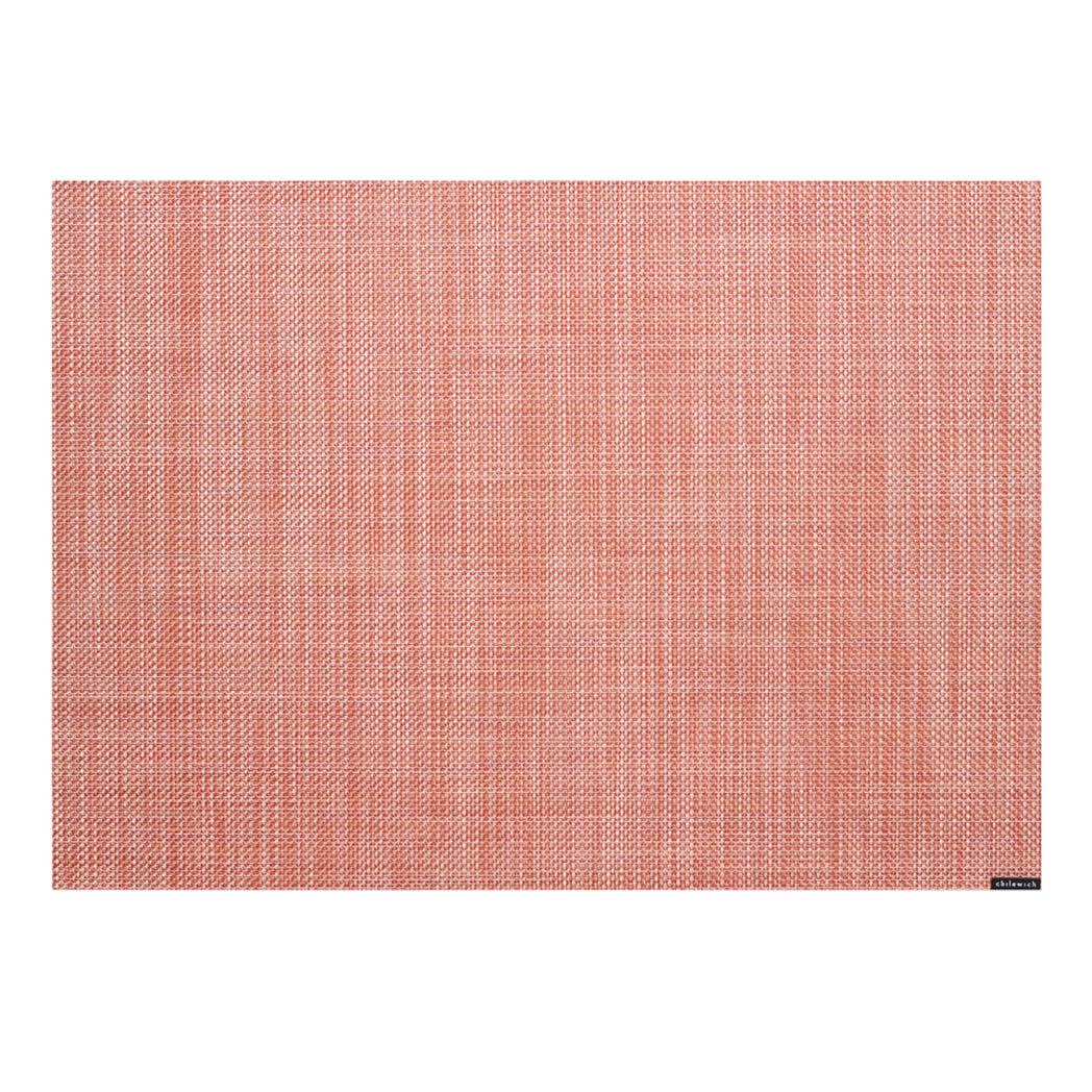 Clay Placemats in Midtone Warm Pink