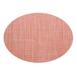 Oval Placemats in Midtone Warm Pink