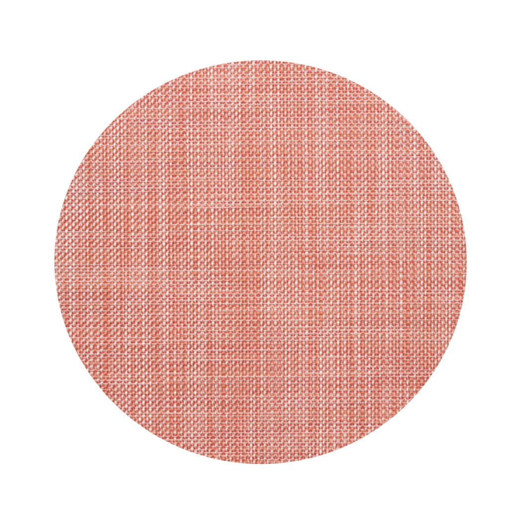 Round Placemats in Midtone Warm Pink