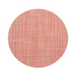 Round Placemats in Midtone Warm Pink
