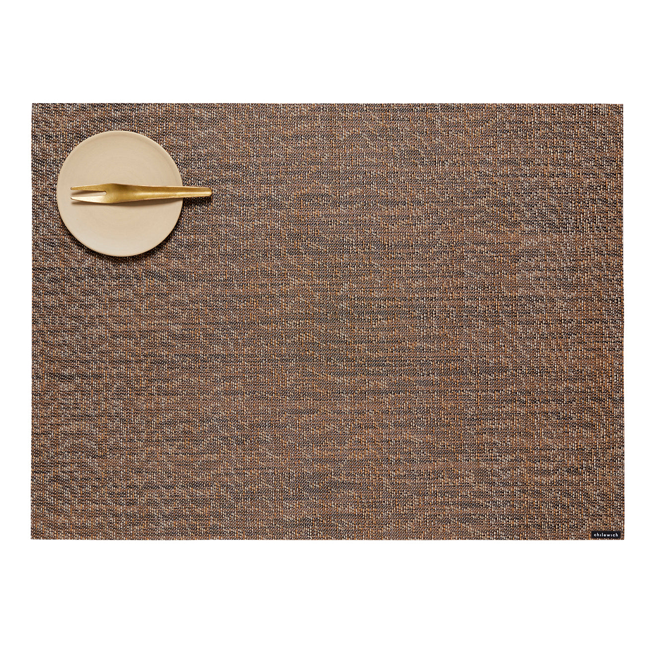 Moiré Placemats - Mocha With Prop