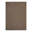 Mocha Woven Floor Mat in Dark Warm Brown Base with Orange Brown and Warm Beige