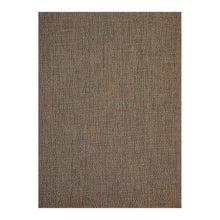 Mocha Woven Floor Mat in Dark Warm Brown Base with Orange Brown and Warm Beige