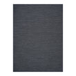 Zephyr Woven Floor Mat in Blue Black Base with Midtone Grey Blue