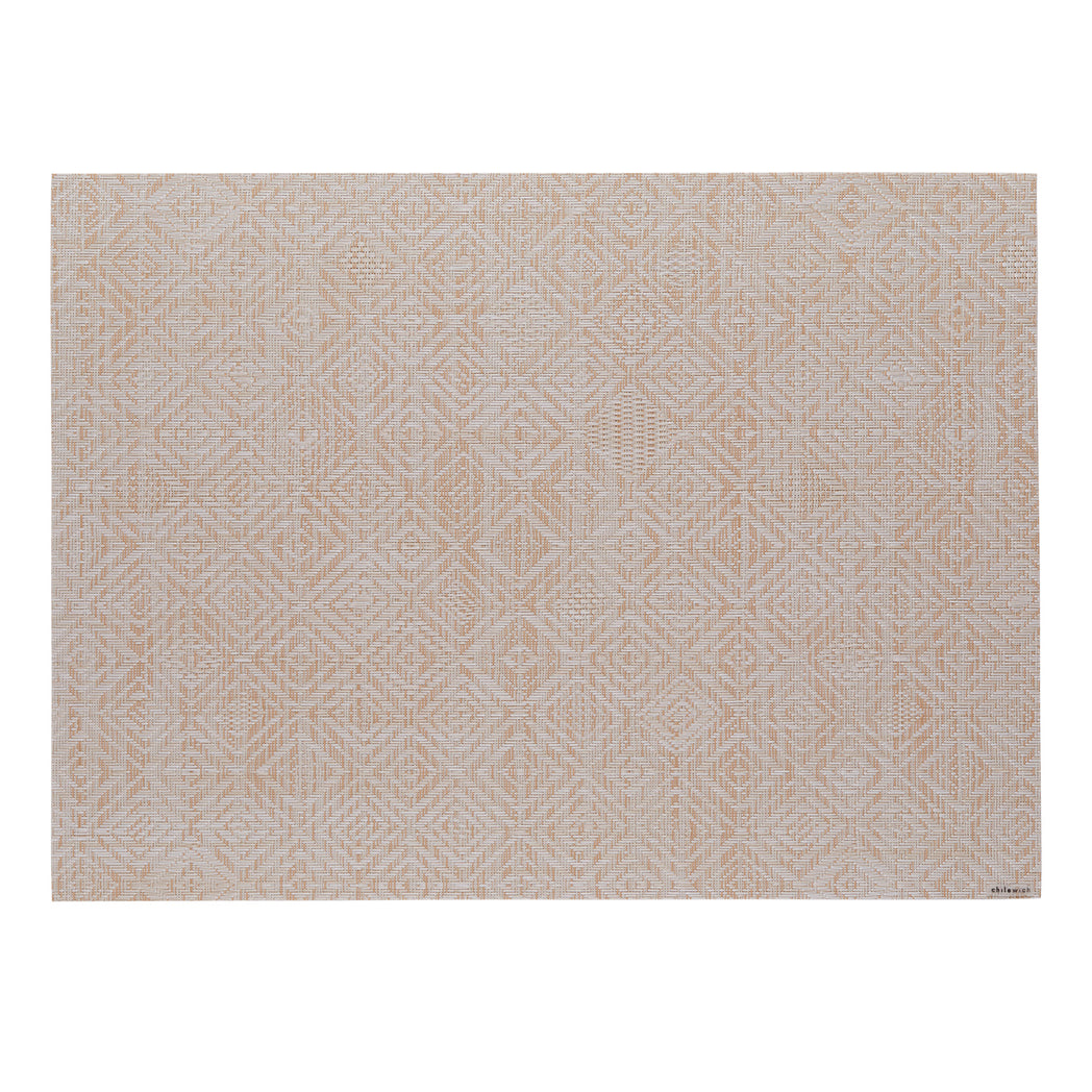 Rectangle Placemats in Warm Beige Tones
