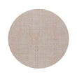 Round Placemats in Warm Beige Tones