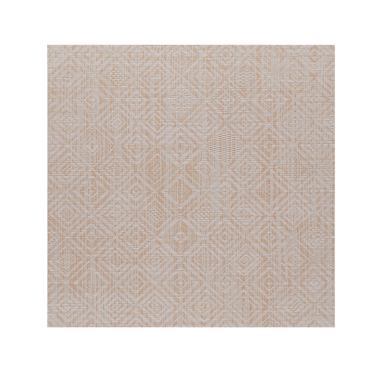 Almond Woven Floor Mat in Warm Beige Tones