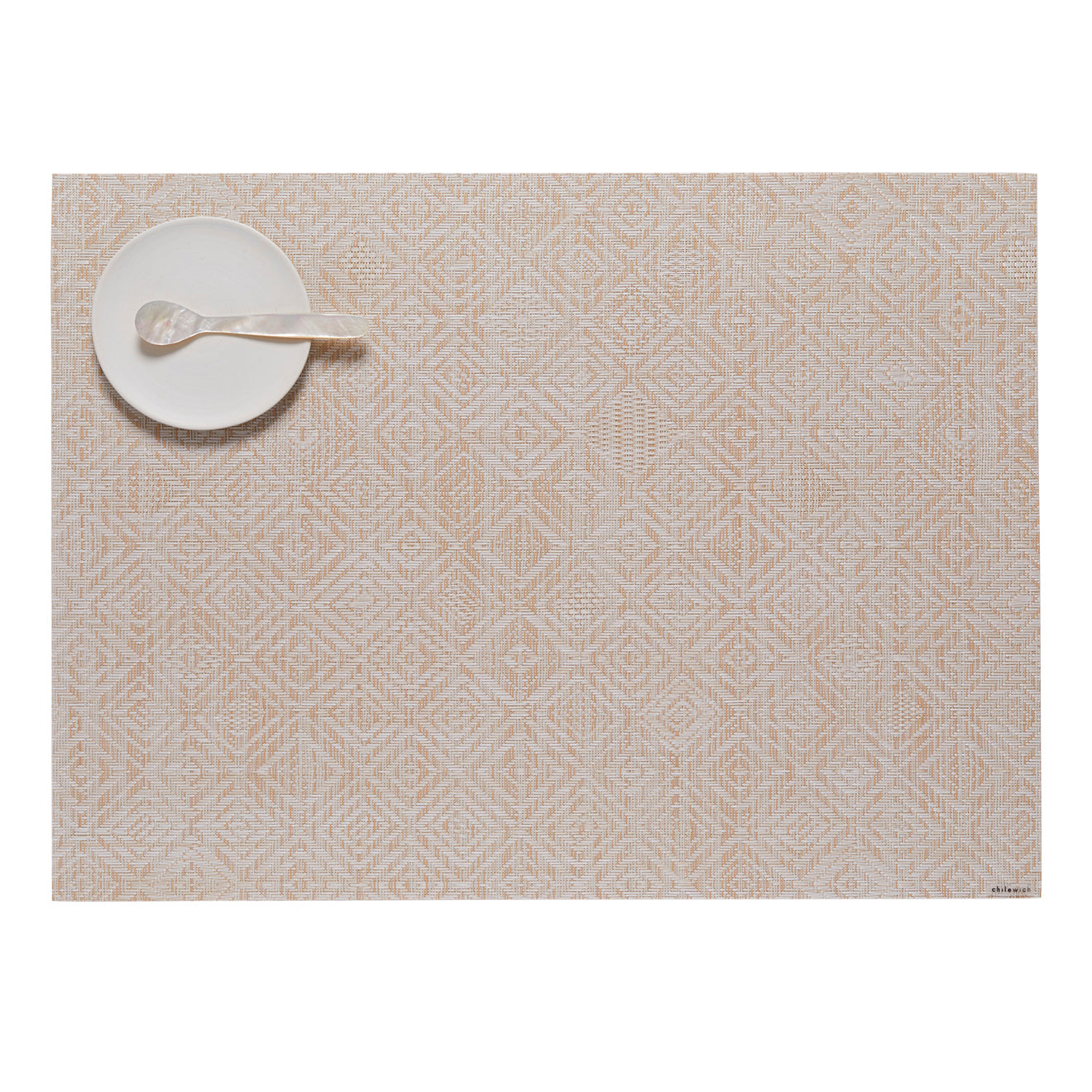 Almond Placemats in Warm Beige Tones
