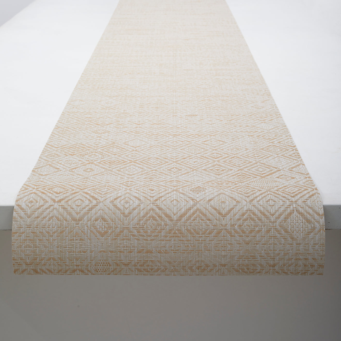 Mosaic Table Runners - Almond With Prop