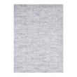 Blue Woven Floor Mat in Dark Blue and Cool Off White