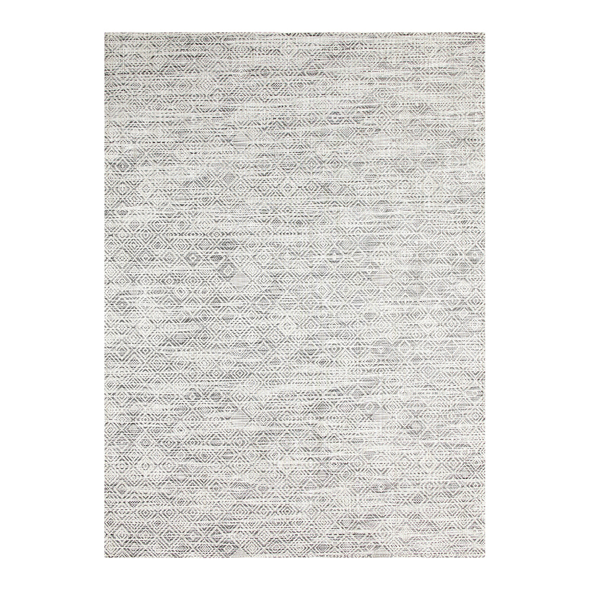 Mosaic Rugs - White/Black View 1