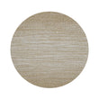 Round Placemats in Mix of Muted Metallic Gold and White