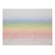 Rainbow Placemats in Light Neutral Beige with Red, Orange, Yellow, Green, Blue and Violet