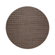 Round Placemats in Metallic Dark Cool Brown