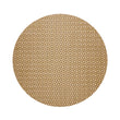 Round Placemats in Muted Metallic Gold