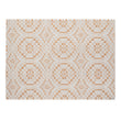 Butterscotch Placemats in Light Neutral Base with Light Warm Tan Accent