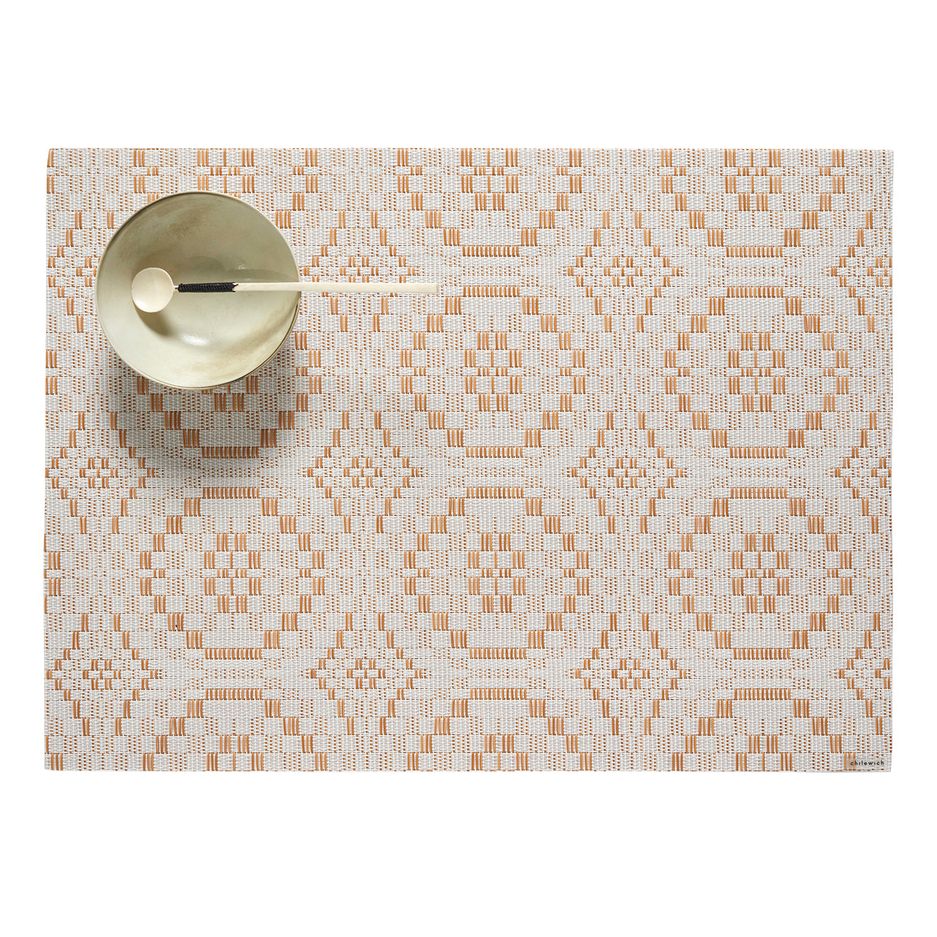 Overshot Placemats - Butterscotch With Prop