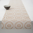 14'' x 72'' Table Runners in Light Neutral Base with Light Warm Tan Accent