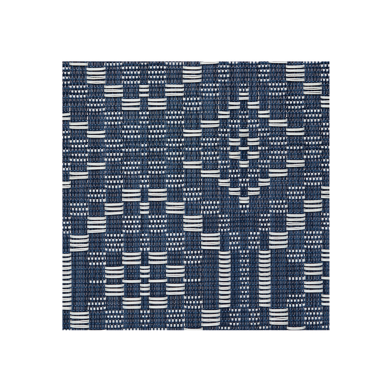 Detail image of Chilewich woven material showcasing texture, color, and pattern of the terrastrand yarn weave.