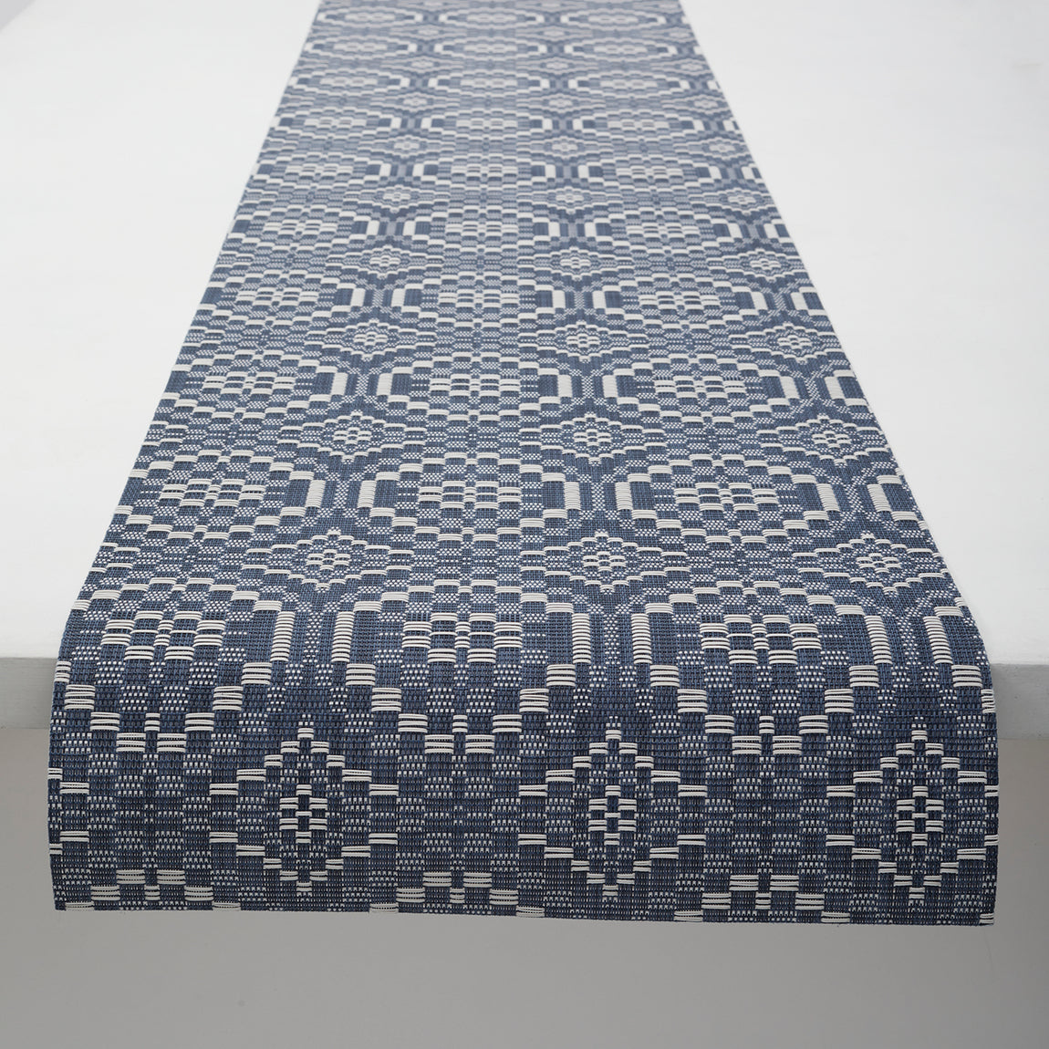 Overshot Table Runners - Denim