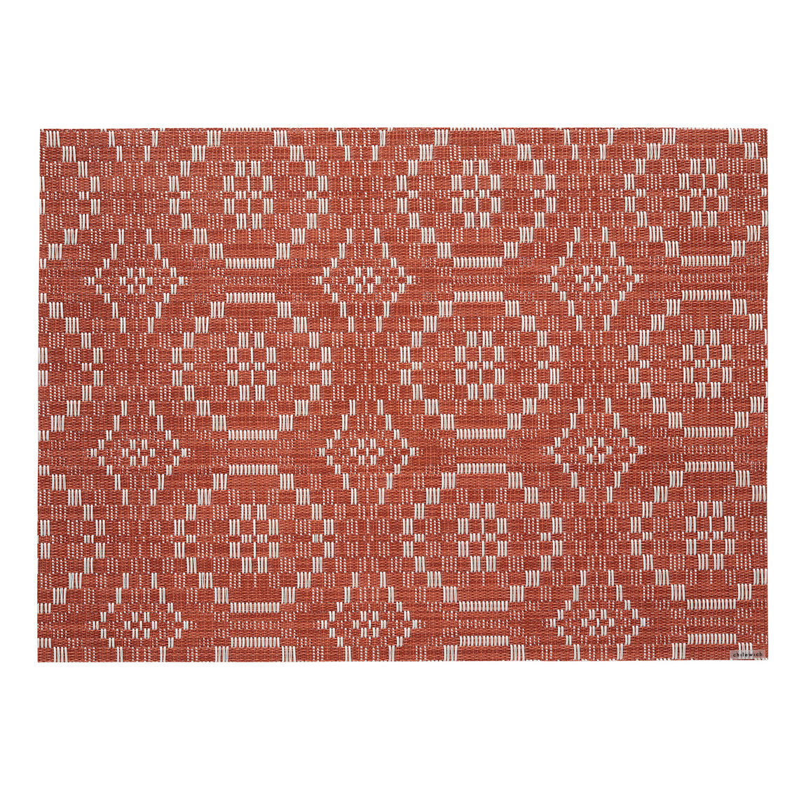 Overshot Placemats - Paprika