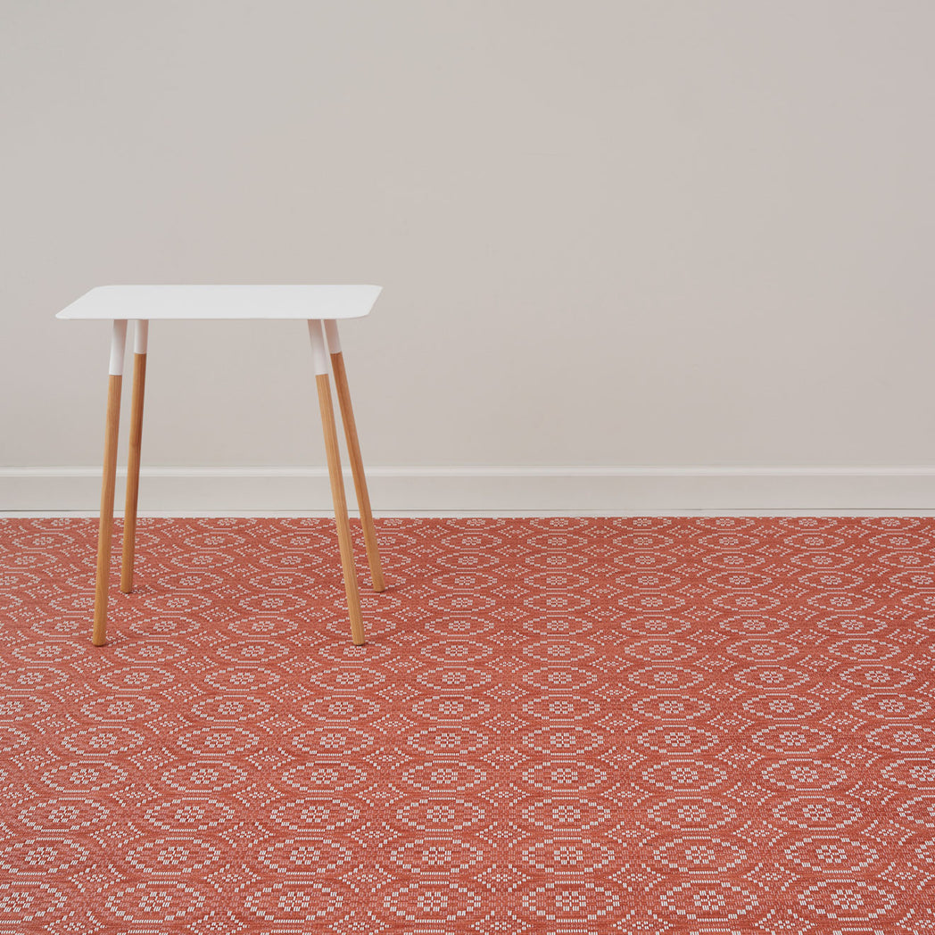 Overshot Rugs - Paprika With Prop