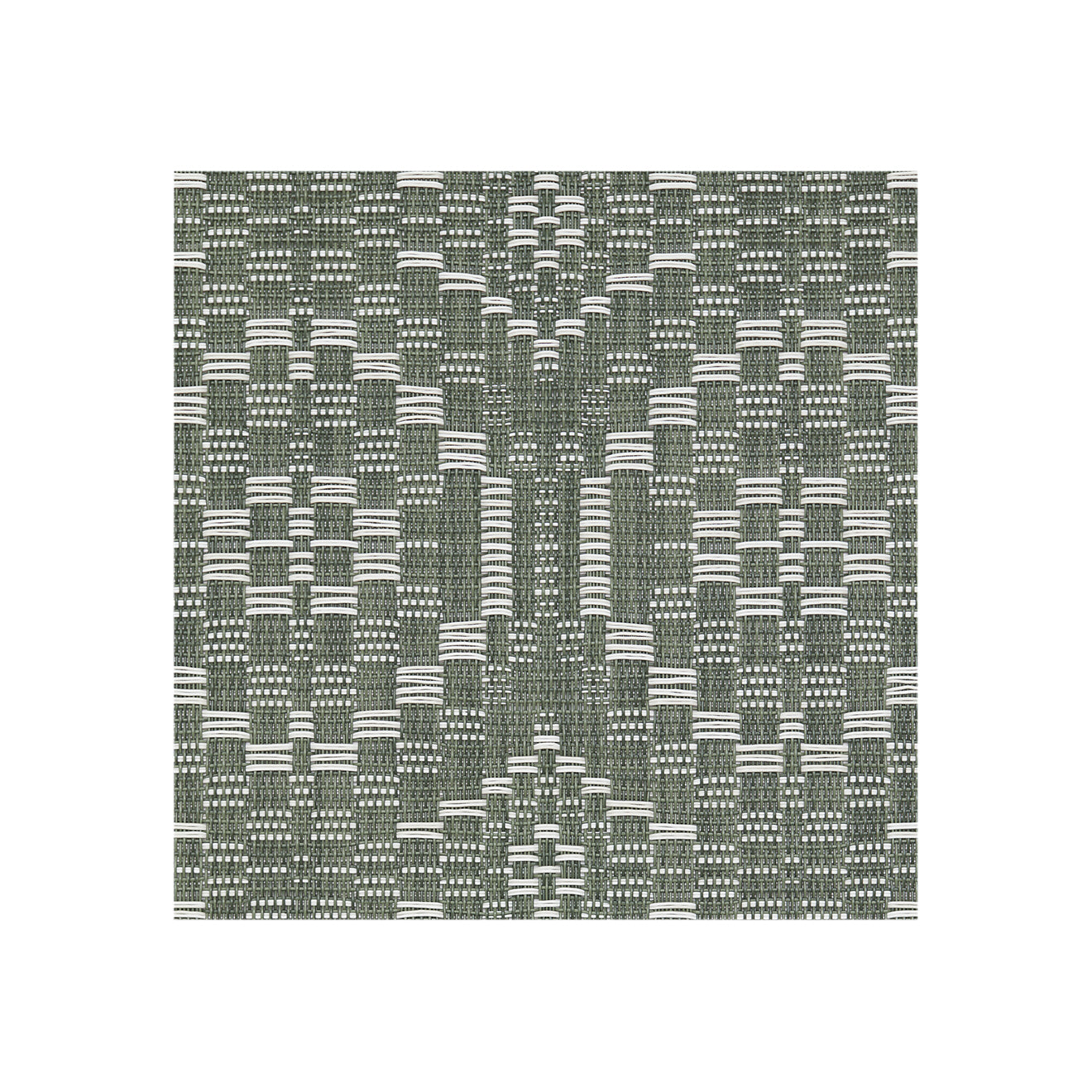 Detail image of Chilewich woven material showcasing texture, color, and pattern of the terrastrand yarn weave.