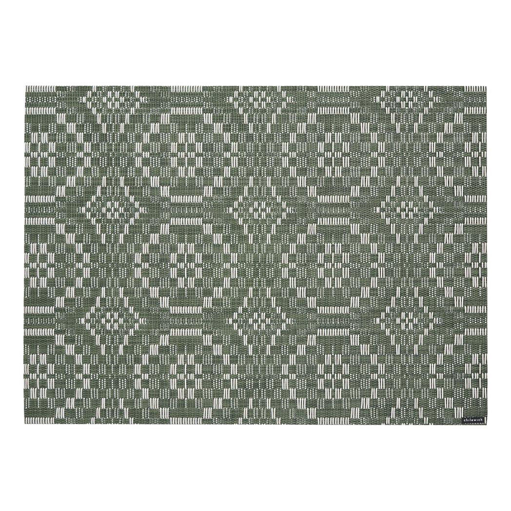 Chilewich woven placemat with subtle texture and contemporary design, ideal for dining and tabletop decor.