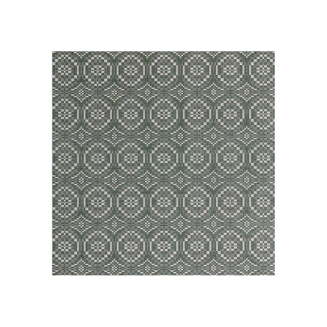 Detail image of Chilewich woven material showcasing texture, color, and pattern of the terrastrand yarn weave.