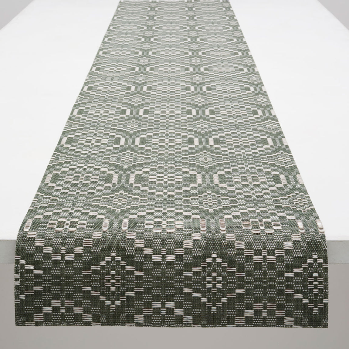 Overshot Table Runners - Thyme