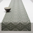 Detail image of Chilewich woven material showcasing texture, color, and pattern of the terrastrand yarn weave.