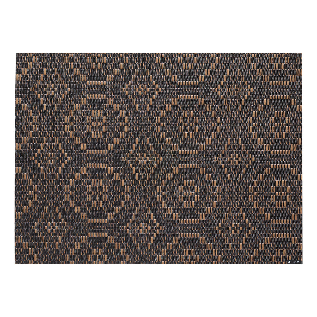 Chilewich woven placemat with subtle texture and contemporary design, ideal for dining and tabletop decor.
