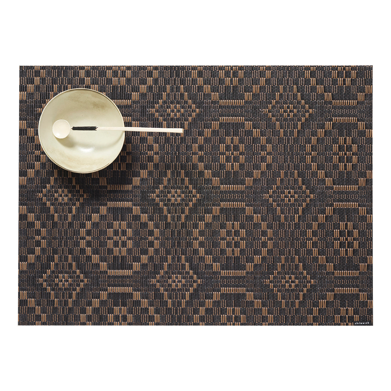 chilewich Overshot Placemats - Tiger Eye Placemats Tiger eye