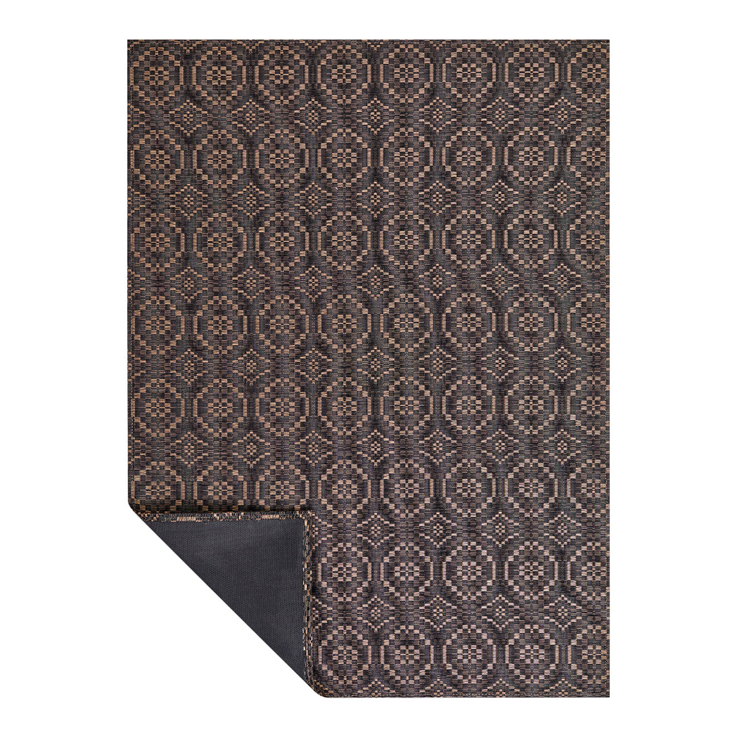 Detail image of Chilewich woven material showcasing texture, color, and pattern of the terrastrand yarn weave.