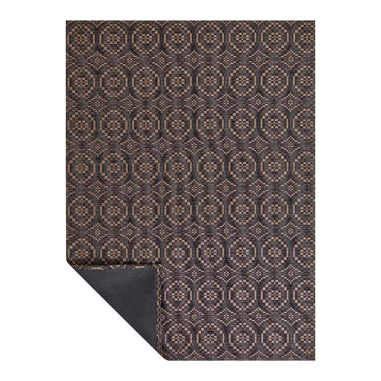 Detail image of Chilewich woven material showcasing texture, color, and pattern of the terrastrand yarn weave.