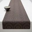 Detail image of Chilewich woven material showcasing texture, color, and pattern of the terrastrand yarn weave.