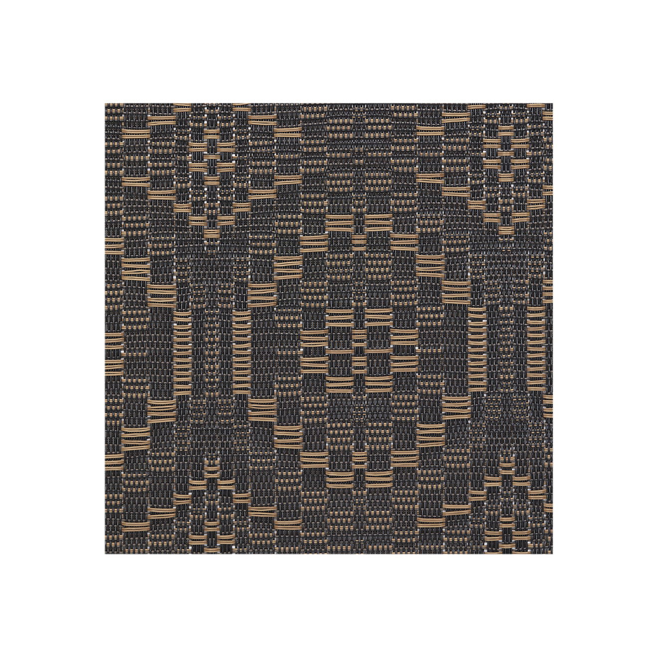 Detail image of Chilewich woven material showcasing texture, color, and pattern of the terrastrand yarn weave.