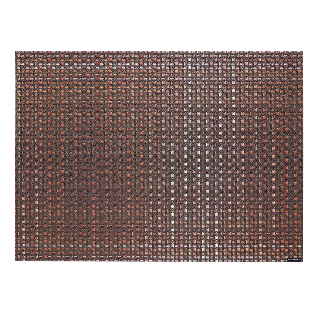 Raisin Placemats in Dark Navy Blue Base with White, Lavender and Cool Green Accents