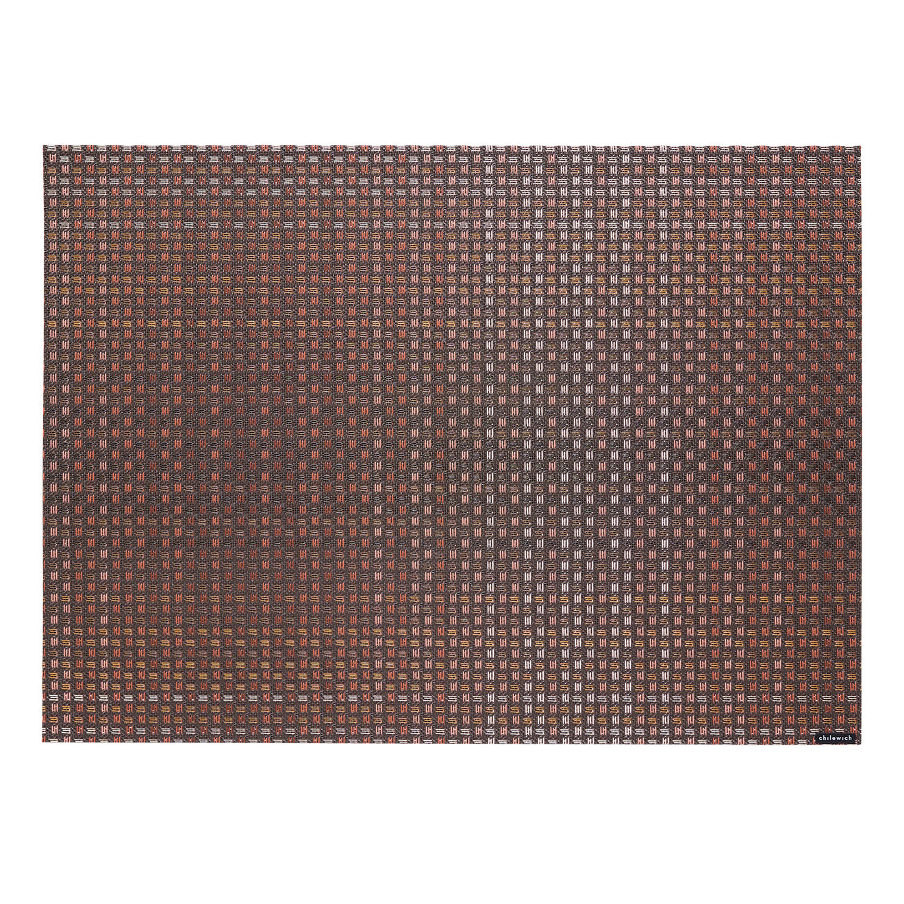 Raisin Placemats in Dark Navy Blue Base with White, Lavender and Cool Green Accents